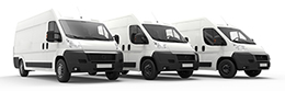 complimentary pickup and delivery vans